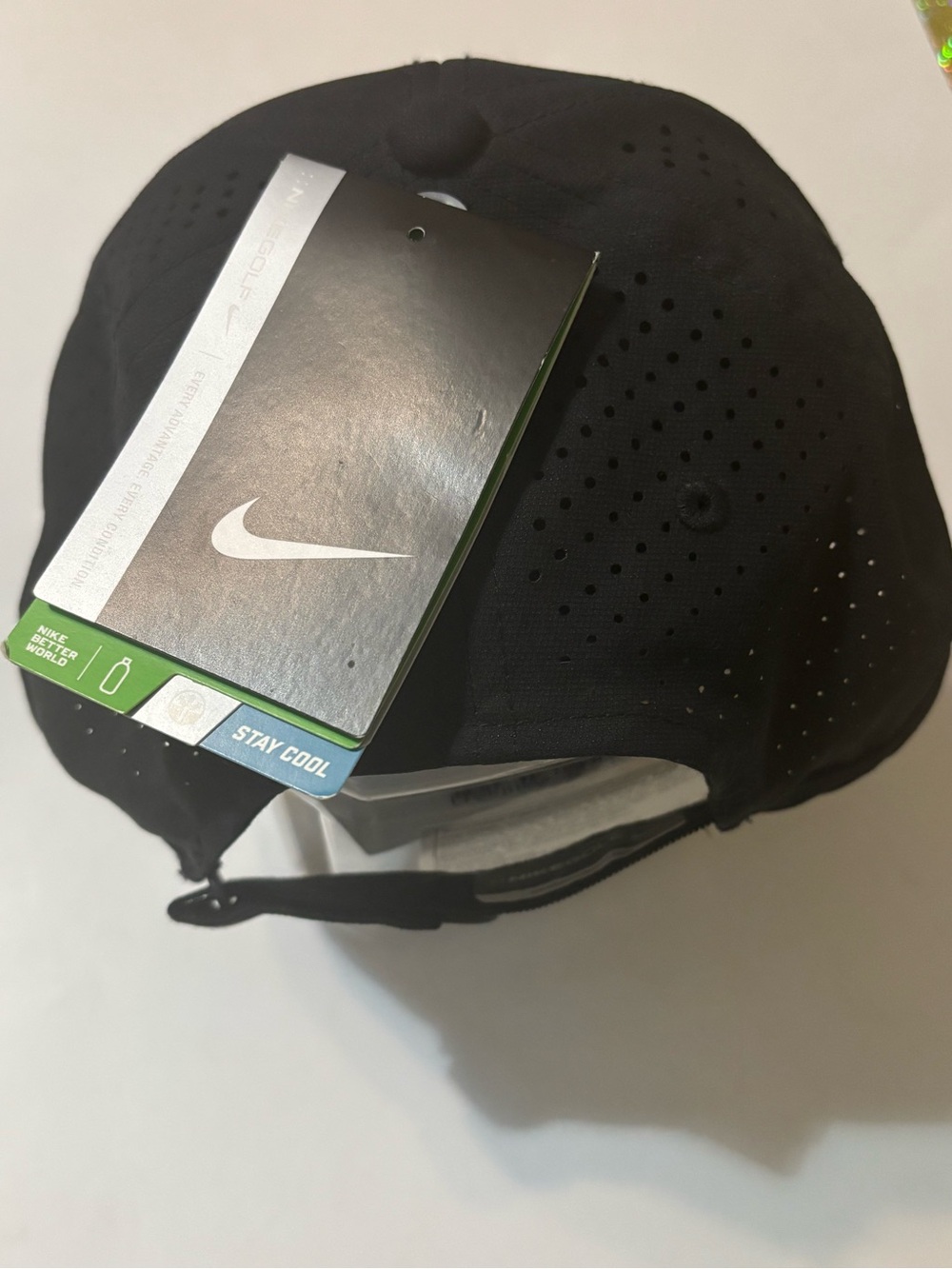 Nike Black Cap with Multicolor Indianapolis Speedway Emblem - Picture 5 of 9